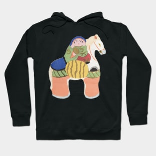 Cute Japanese Horse Girl Princess Warrior Hoodie